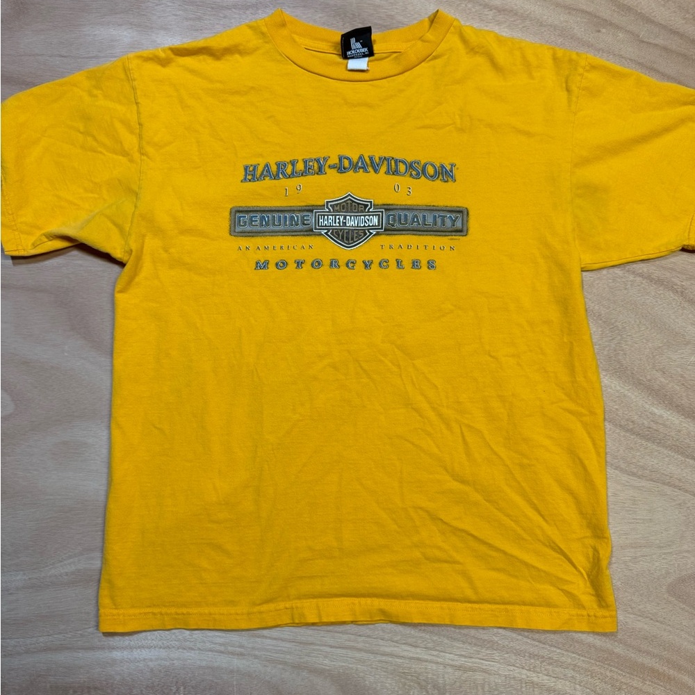Harley-Davidson Mustard Graphic Tee